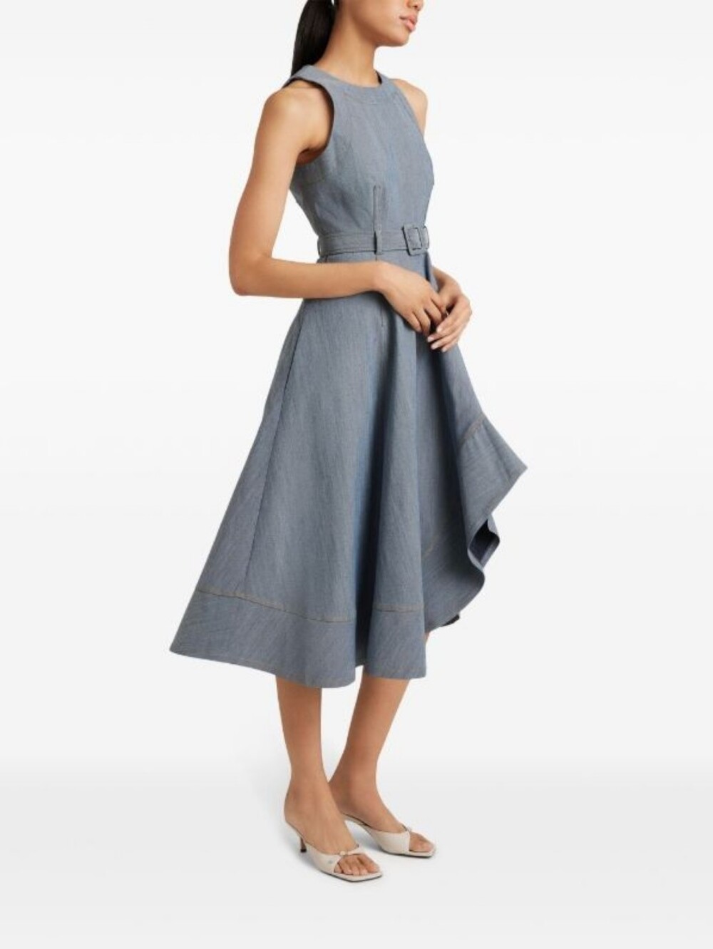 Cinq a Sept Zelda Jean Dress Size 0 - Picture 3 of 11